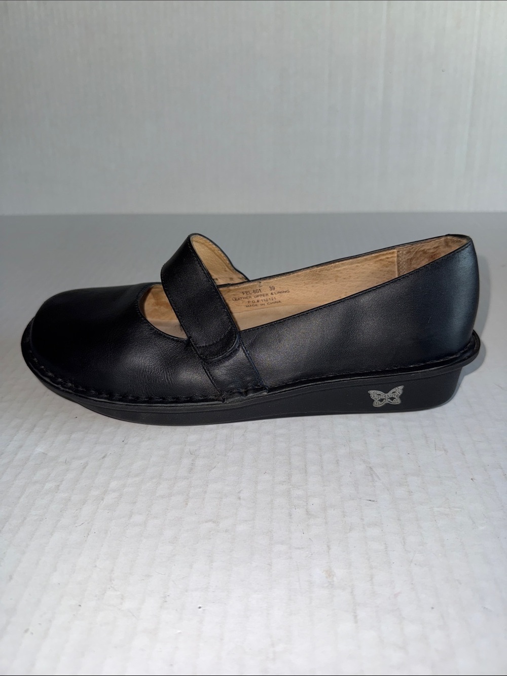 Alegria Paloma Black Nappa Mary Jane Shoes - Picture 3 of 12